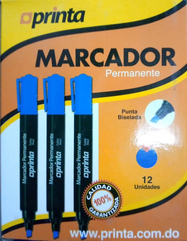 Marcador Permanente Printa x12 - Imagen 3