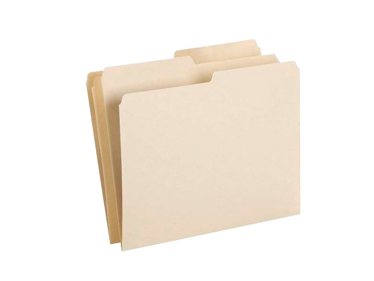 Carpeta Manila Paquete de 50 y 100 Unidades
