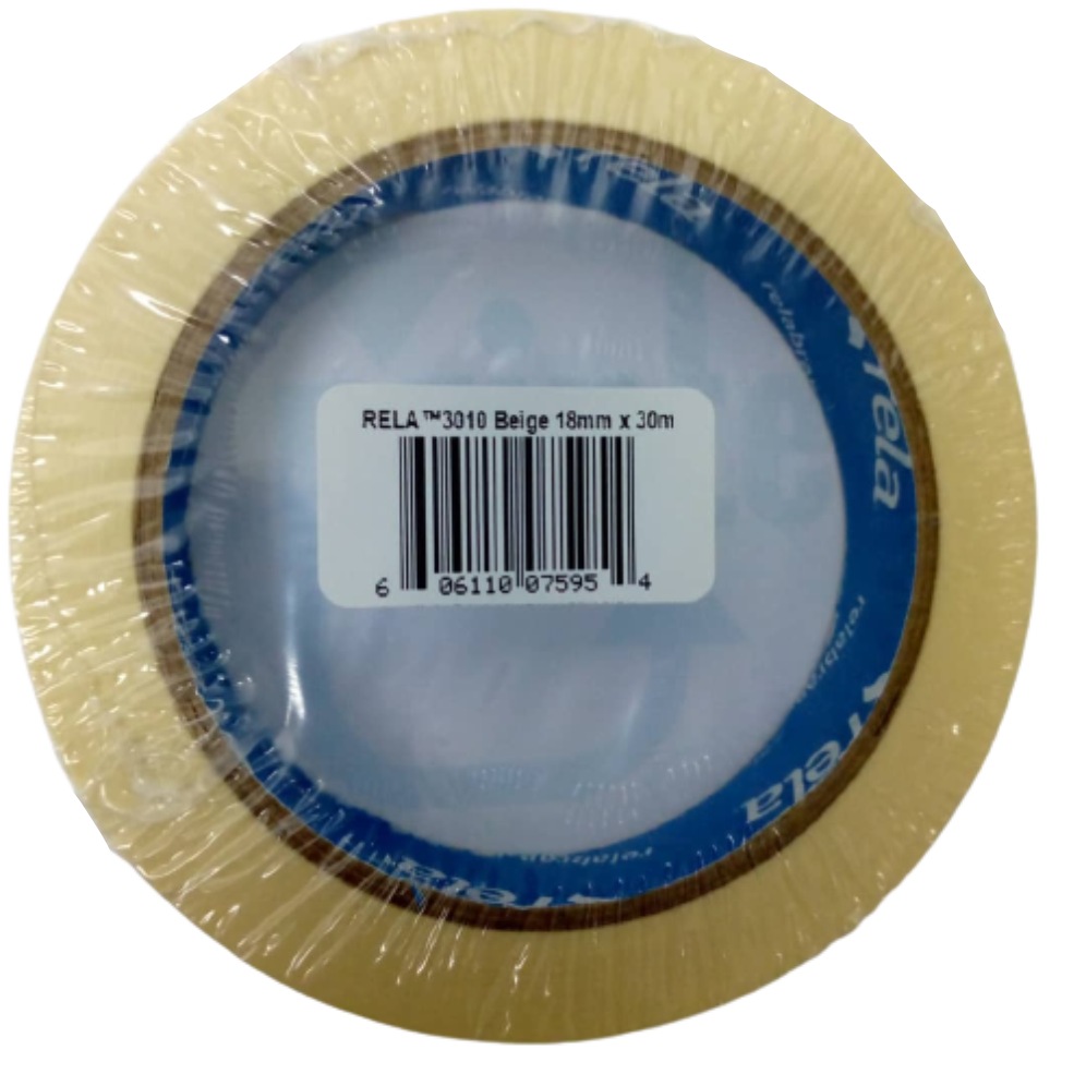 Cinta para enmascarar 18mm x 30m - 3/4 pulgada