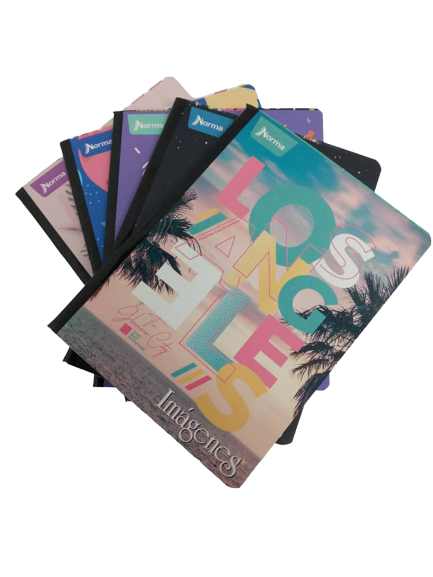 Libreta Cosida 100 Hojas 1 Línea Marca Norma ( 10 x 10 $ )
