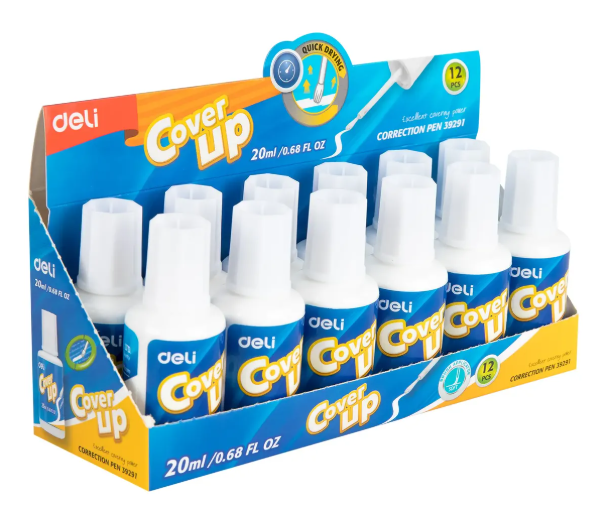 Corrector Líquido Deli Lápiz 20ml