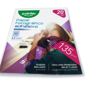 Papel Fotográfico Profesional Adhesivo para Ink-Jet y Láser