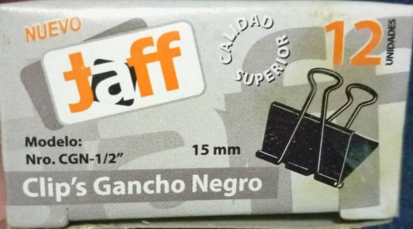 GANCHO DOBLE CLIPS METALICOS TAFF - Imagen 2