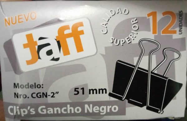 GANCHO DOBLE CLIPS METALICOS TAFF - Imagen 7