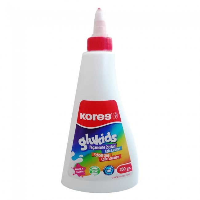 Pega Líquida Escolar Blanca Kores Glukids 125gr - Imagen 2