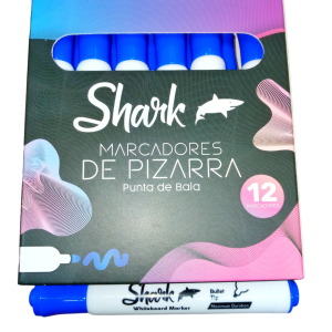 Marcador de Pizarra Shark Caja de 12