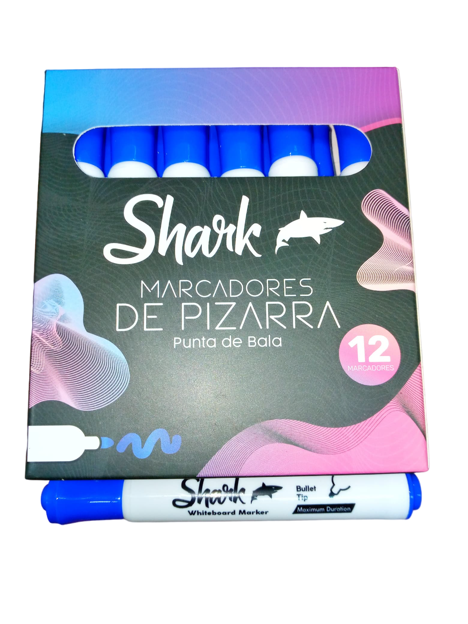 Marcador de Pizarra Shark Caja de 12