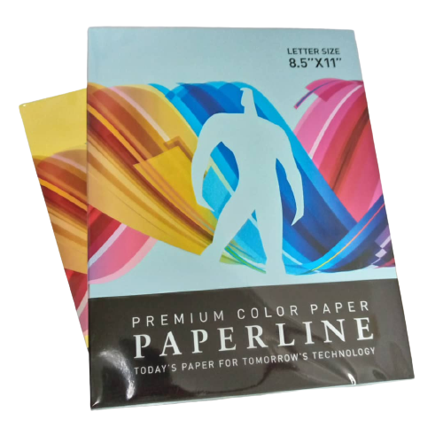 Resma de Papel Tamaño Carta de Colores Paperline