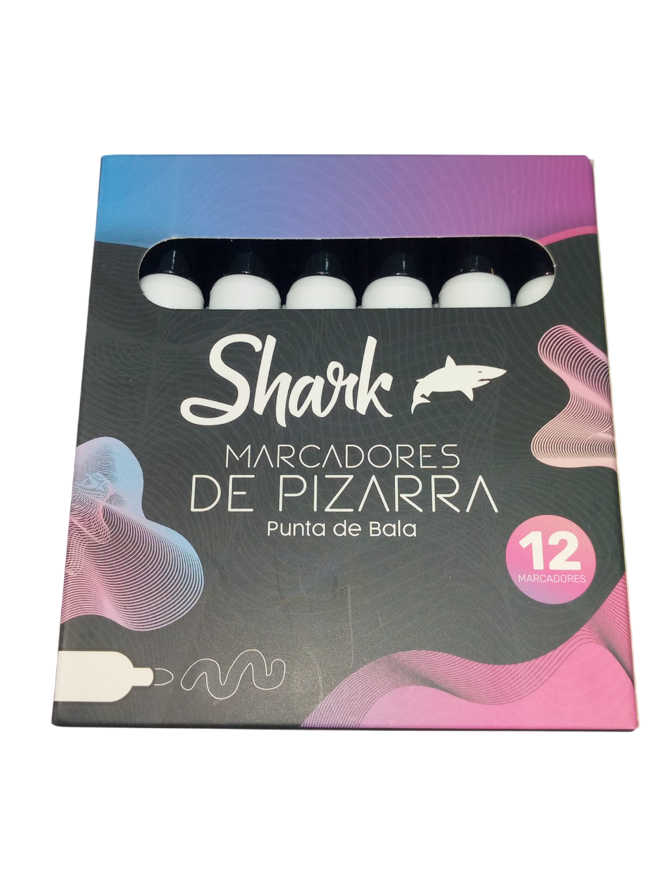 Marcador de Pizarra Shark Caja de 12 - Imagen 4