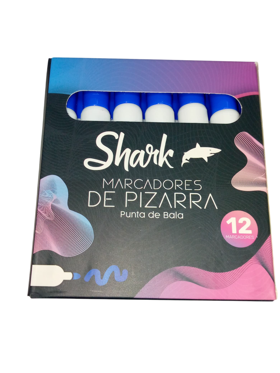 Marcador de Pizarra Shark Caja de 12 - Imagen 3