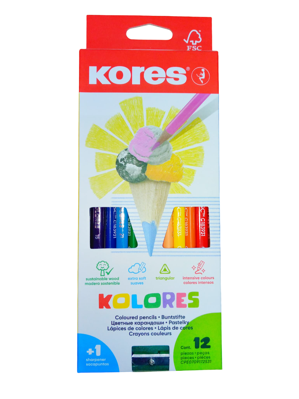 Colores + Sacapuntas Kores