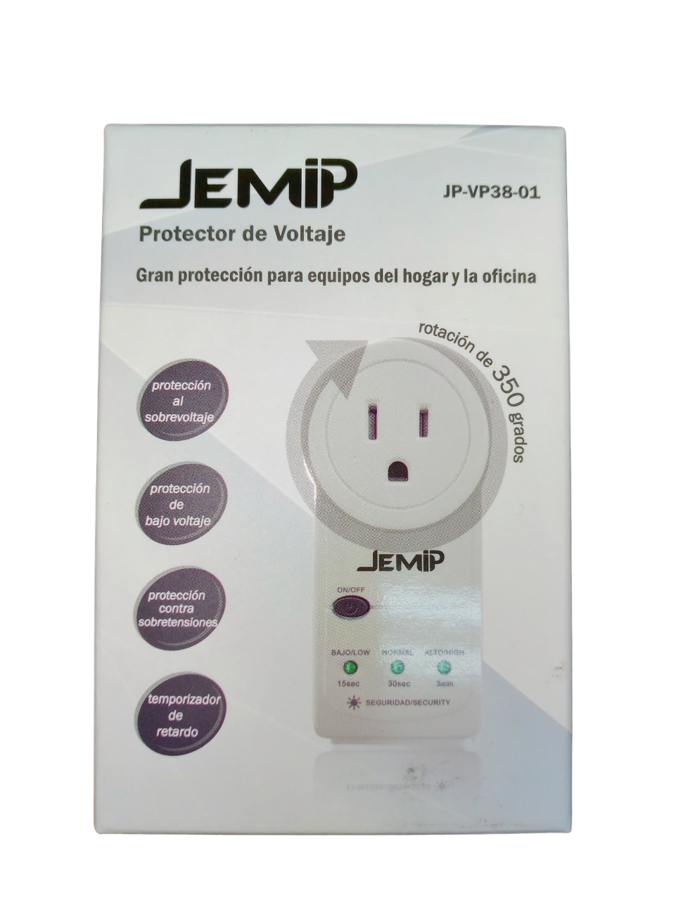 120V Adjustable Voltage Protector Surge Protector | Brownout Protection For Devices | 12A, 1440W