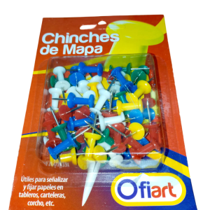 Chincheta de Mapa Caja 50 Unidades