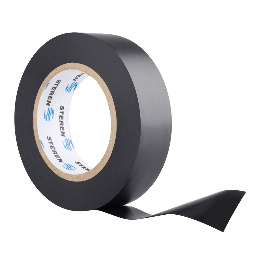 Teipe Negro Cinta Aislante 18.3m x 3/4 Steren