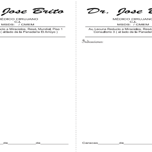 Recipes Perforados