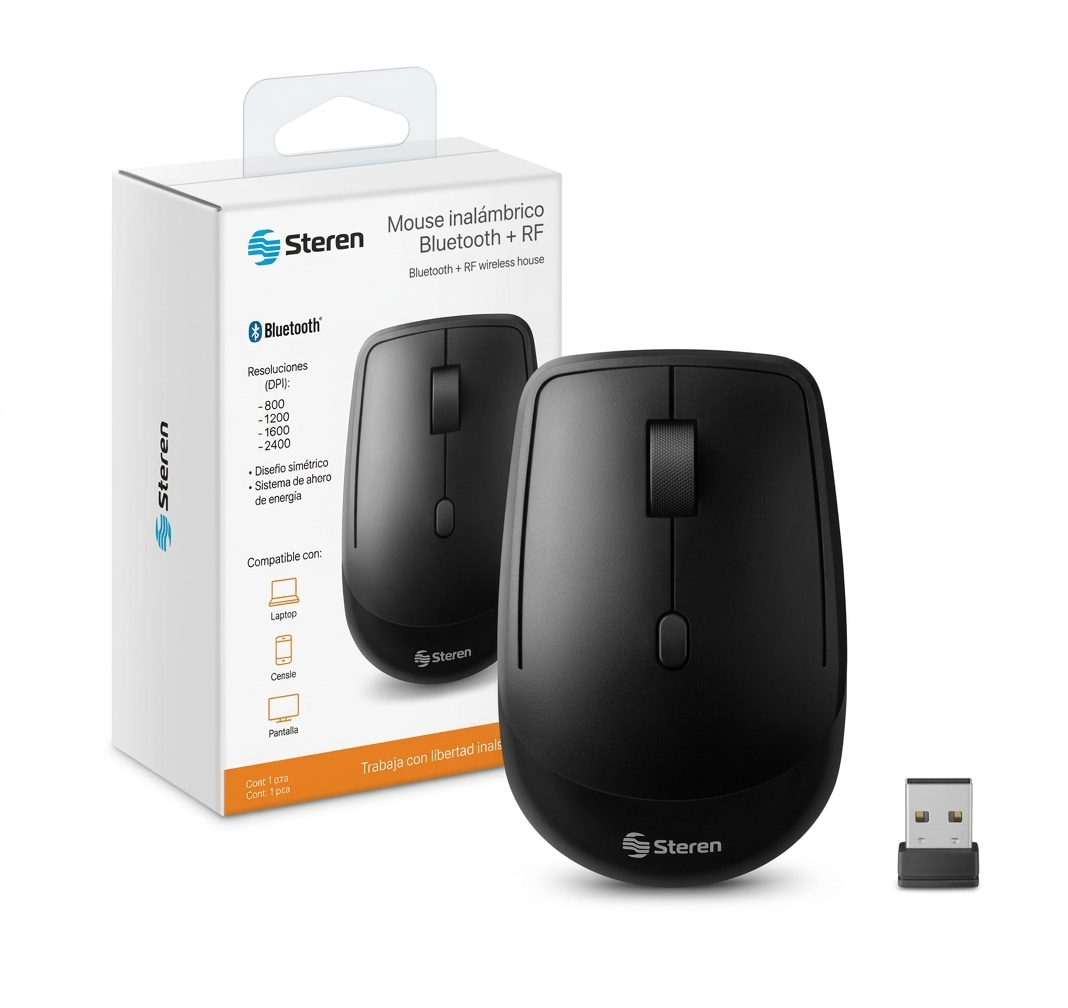 Mouse Inalámbrico Steren Bluetooth