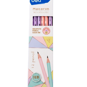 Lápiz de Grafito HB Macaron-Deli caja de 12und
